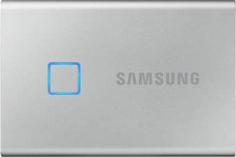Внешний накопитель Samsung T7 Touch 500GB (серебристый) - фото