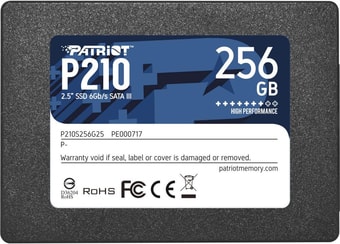 SSD Patriot P210 256GB P210S256G25 - фото