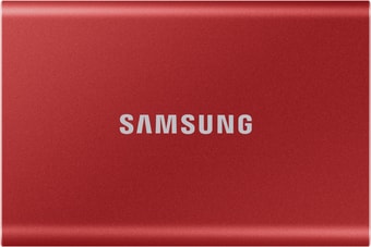 Внешний накопитель Samsung T7 2TB (красный) - фото