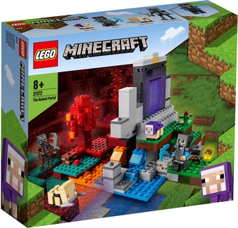 Конструктор LEGO Minecraft 21172 Разрушенный портал - фото