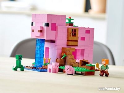Конструктор LEGO Minecraft 21170 Дом-свинья - фото4