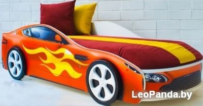 Кровать-машина Бельмарко Бондмобиль 160x70 (красный) - фото