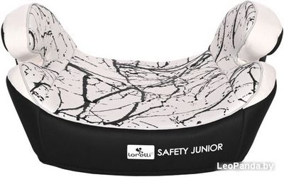 Детское сиденье Lorelli Safety Junior Fix (серый мрамор) - фото