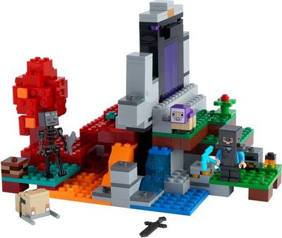 Конструктор LEGO Minecraft 21172 Разрушенный портал - фото4