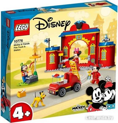 Конструктор LEGO Disney 10776 Пожарная часть и машина Микки и его друзей - фото