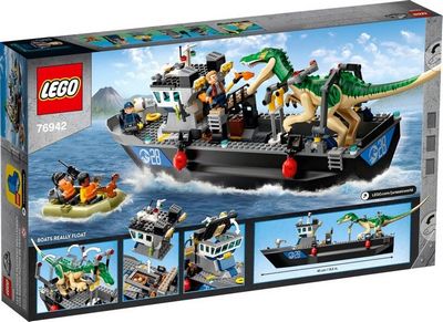 Конструктор LEGO Jurassic World 76942 Побег барионикса на катере - фото2