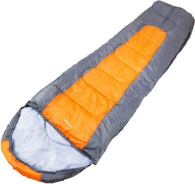 Спальный мешок Acamper Bergen 300г/м2 (оранжевый/серый) - фото