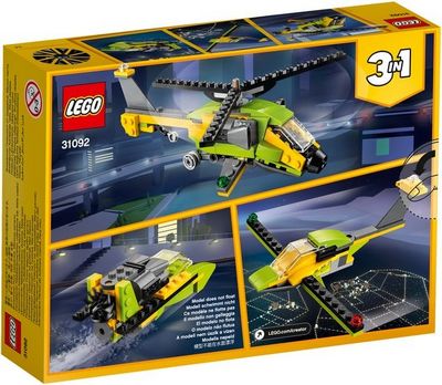 Конструктор LEGO Creator 31092 Приключения на вертолете - фото2