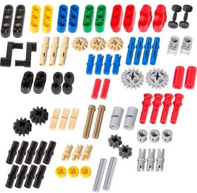 Конструктор LEGO Mindstorms Education 2000700 Набор с запасными частями LME 1 - фото2