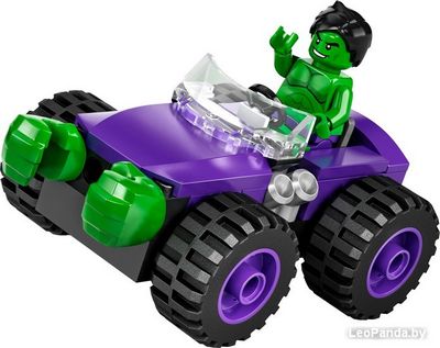 Конструктор LEGO Marvel Spiderman 10782 Схватка Халка и Носорога на грузовиках - фото5