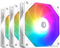 Набор вентиляторов ID-Cooling TF-12025-PRO-ARGB Trio White - фото