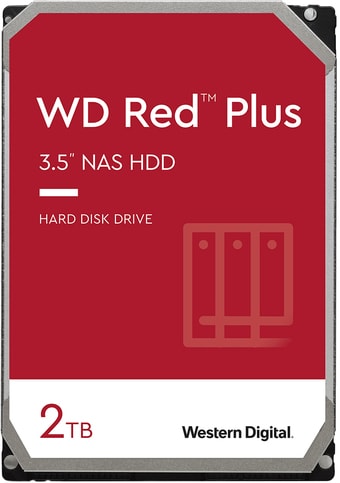 Жесткий диск WD Red Plus 2TB WD20EFPX - фото