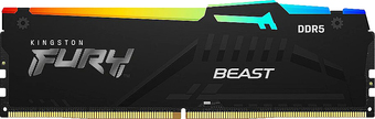 Оперативная память Kingston FURY Beast RGB 32ГБ DDR5 5600МГц KF556C36BBEA-32 - фото