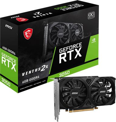 Видеокарта MSI GeForce RTX 3050 Ventus 2X E 6G OC - фото9
