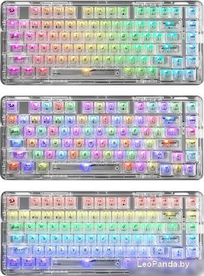 Клавиатура Redragon Elf Pro (прозрачный/белый) - фото2