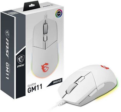 Игровая мышь MSI Clutch GM11 White - фото5