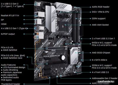 Материнская плата ASUS Prime B550-Plus - фото5