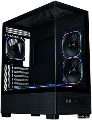 Корпус XASTRA Q500 6ARGB-FG-C10-UC (черный) - фото2