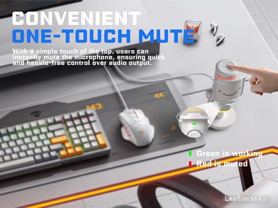 Проводной микрофон FIFINE AM6 (белый) - фото5