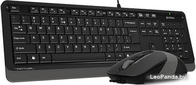 Клавиатура + мышь A4Tech Fstyler F1010 (черный/серый) - фото3