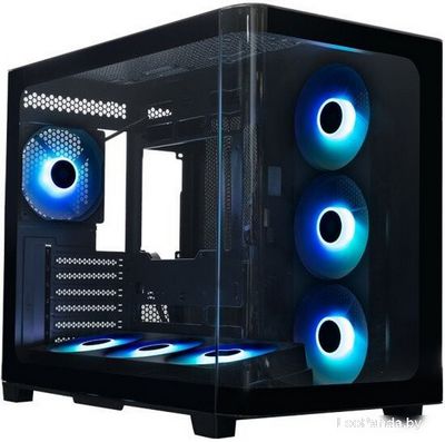 Корпус XASTRA QR500 7ARGB-FC-C6-UC (черный) - фото2