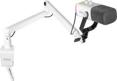 Проводной микрофон FIFINE TAM8 (белый) - фото4