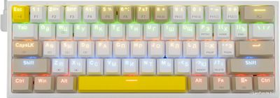 Клавиатура Redragon Fizz (белый/бежевый) - фото