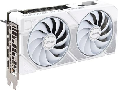 Видеокарта ASUS Dual GeForce RTX 5060 Ti 16GB GDDR7 White OC Edition DUAL-RTX5060TI-O16G-WHITE - фото