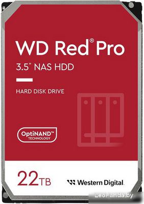 Жесткий диск WD Red Pro 22TB WD221KFGX - фото