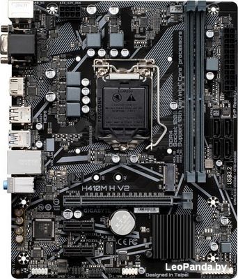 Материнская плата Gigabyte H410M H V2 (rev. 1.0) - фото