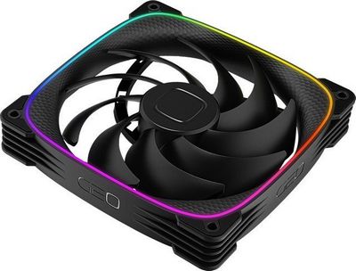 Вентилятор для корпуса Geometric Future Squama 2503-14 (черный) - фото4