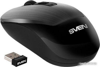 Мышь SVEN RX-380W (серый металлик) - фото3
