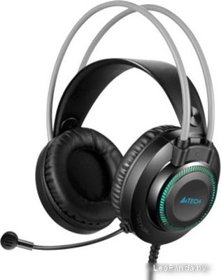 Наушники A4Tech Fstyler FH200U (черный/серый) - фото