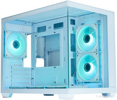 Корпус XASTRA QW500M 6ARGB-C10-UC (белый) - фото2