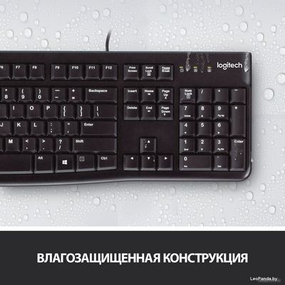 Клавиатура Logitech K120 920-002583 (нет кириллицы) - фото4