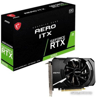 Видеокарта MSI GeForce RTX 3050 Aero ITX 8G OCV2 - фото2