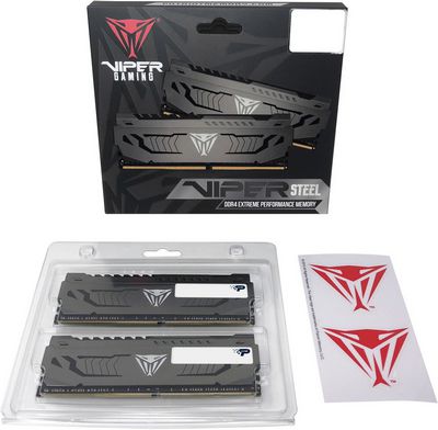 Оперативная память Patriot Viper Steel 2x4GB DDR4 PC4-25600 PVS48G320C6K - фото5