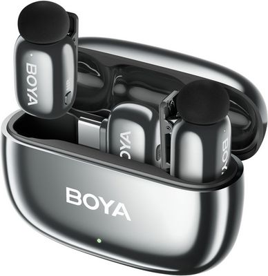Радиосистема BOYA Mini 2-02 (серебристый) - фото3