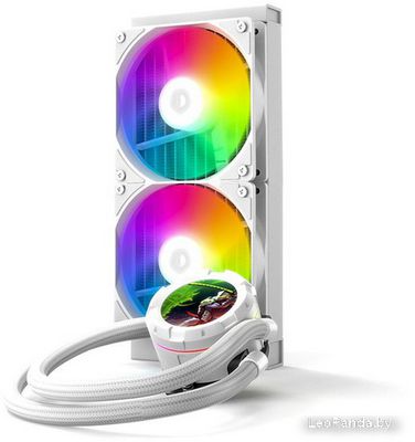 Жидкостное охлаждение для процессора ID-Cooling Space SL240 XE WHITE - фото2