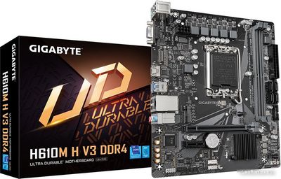 Материнская плата Gigabyte H610M H V3 DDR4 (rev. 1.0) - фото2