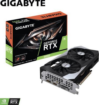 Видеокарта Gigabyte GeForce RTX 3050 WindForce OC 8G GV-N3050WF2OC-8GD - фото2