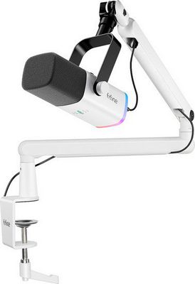 Проводной микрофон FIFINE TAM8 (белый) - фото