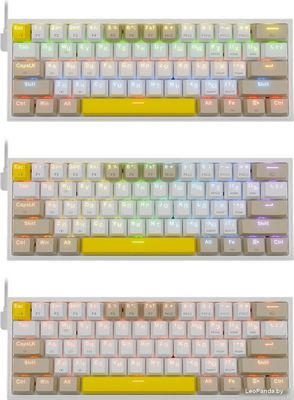 Клавиатура Redragon Fizz (Redragon Red, белый/бежевый) - фото2