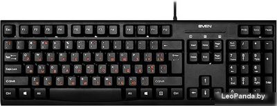 Клавиатура SVEN KB-S300 PS/2 (черный) - фото