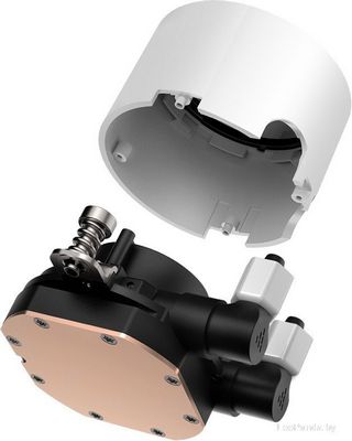 Система жидкостного охлаждения для процессора PCCooler DA360 ARGB (белый) - фото4