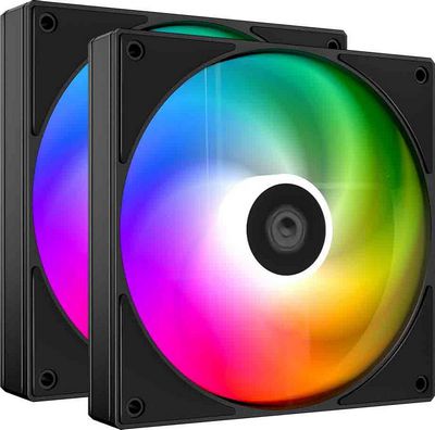 Набор вентиляторов ID-Cooling AS-140-ARGB-K Duet - фото