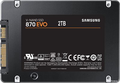 SSD Samsung 870 Evo 2TB MZ-77E2T0BW - фото2