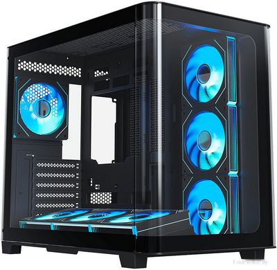 Корпус XASTRA QR500 7ARGB-FM-C10-UC (черный) - фото