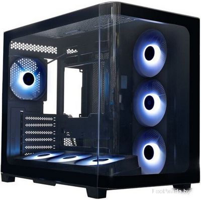 Корпус XASTRA QR500 7ARGB-FC-C6-UC (черный) - фото