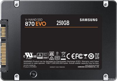 SSD Samsung 870 Evo 250GB MZ-77E250BW - фото2